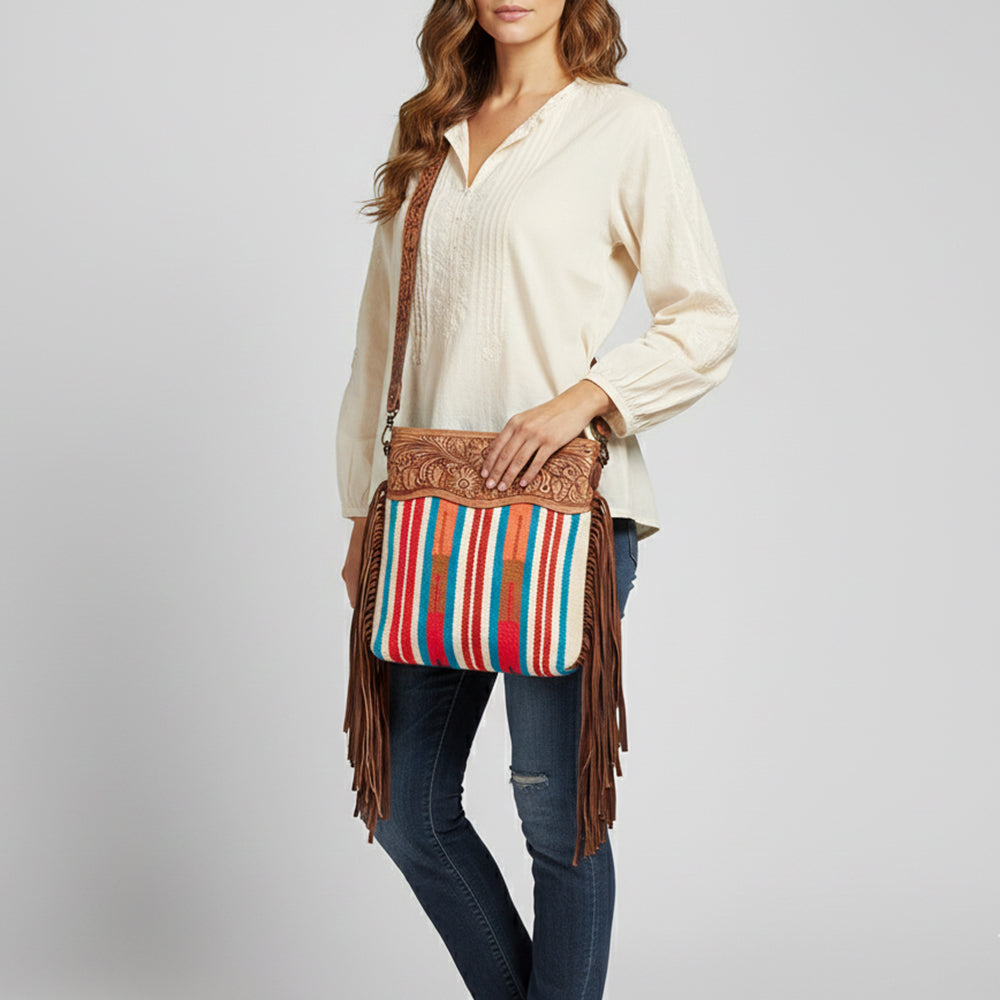 LC-ADBGZ633 Crossbody Genuine Western Leather Women Bag