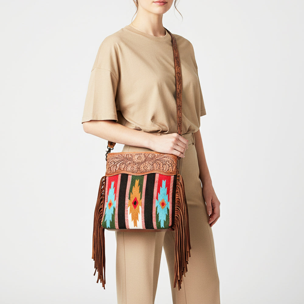 LC-ADBGZ563A Crossbody Genuine Western Leather Women Bag