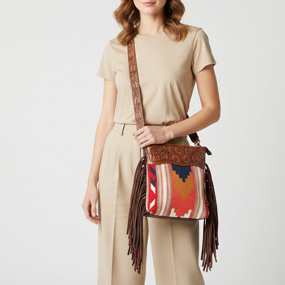 LC-ADBGZ561A Crossbody Genuine Western Leather Women Bag