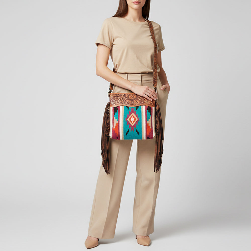 LC-ADBGZ572A Crossbody Genuine Western Leather Women Bag