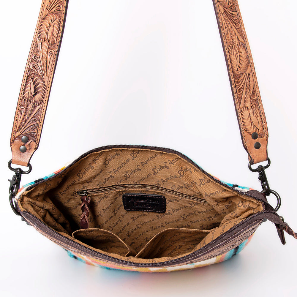 LC-ADBGZ559A  Crossbody Genuine Western Leather Women Bag