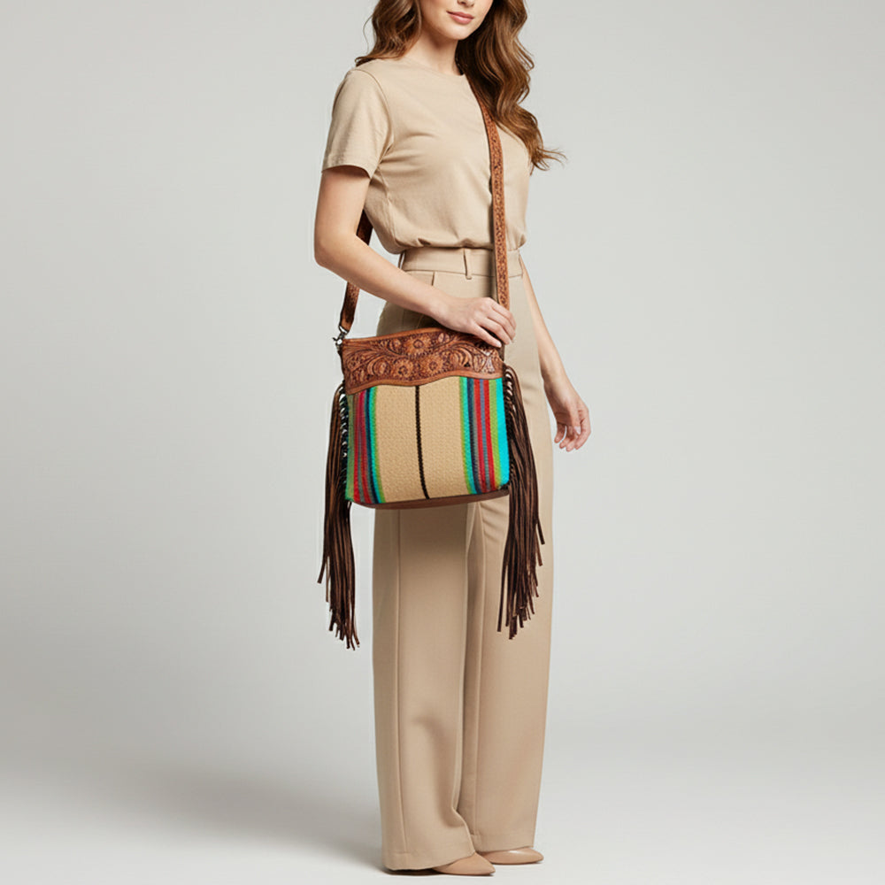 LC-ADBGZ583A Crossbody Genuine Western Leather Women Bag
