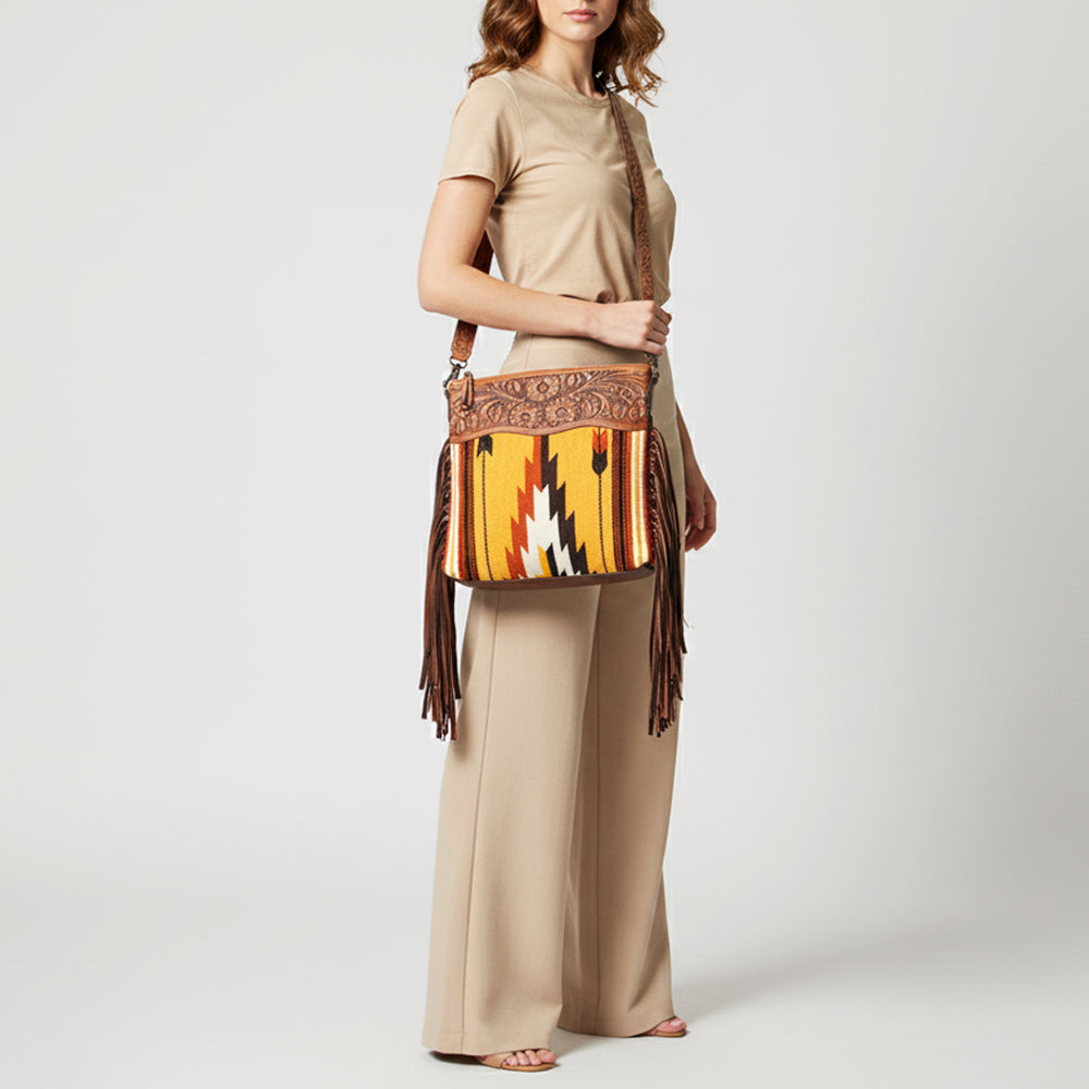 LC-ADBGZ567D Crossbody Genuine Western Leather Women Bag