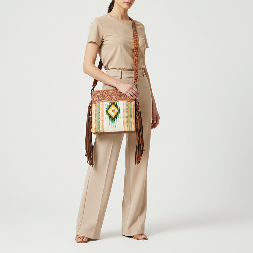 LC-ADBGZ580A Crossbody Genuine Western Leather Women Bag