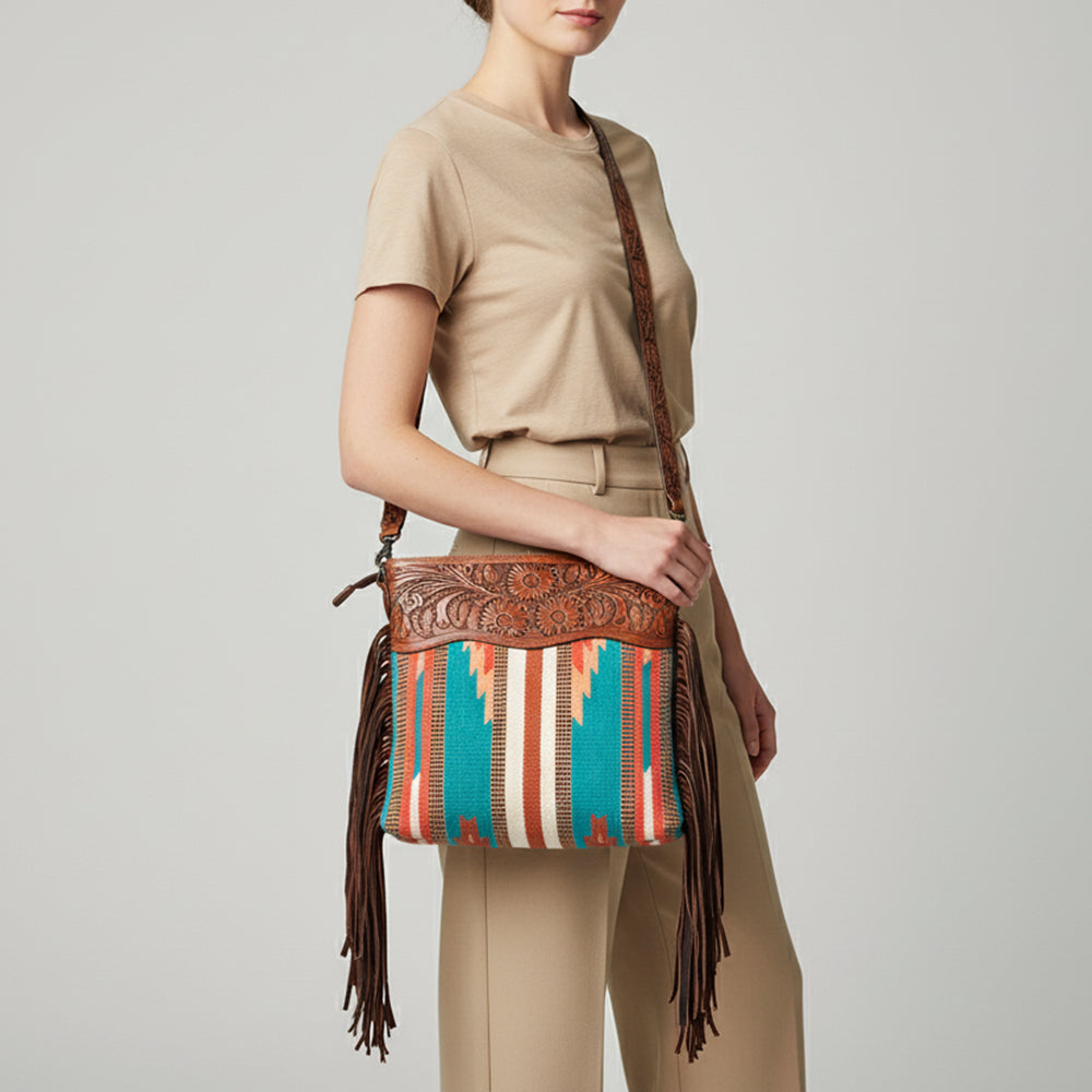 LC-ADBGZ574A Crossbody Genuine Western Leather Women Bag