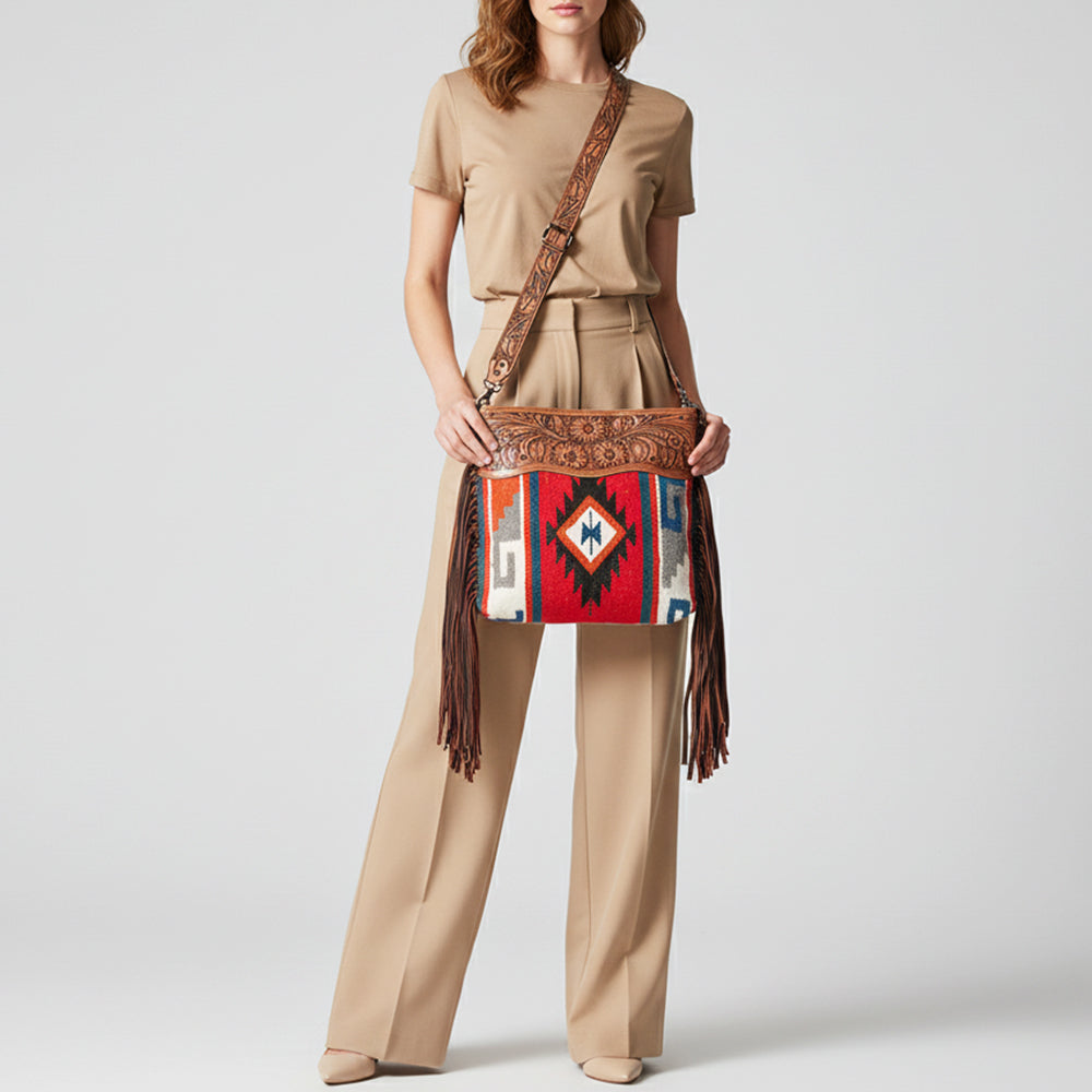 LC-ADBGZ565A Crossbody Genuine Western Leather Women Bag