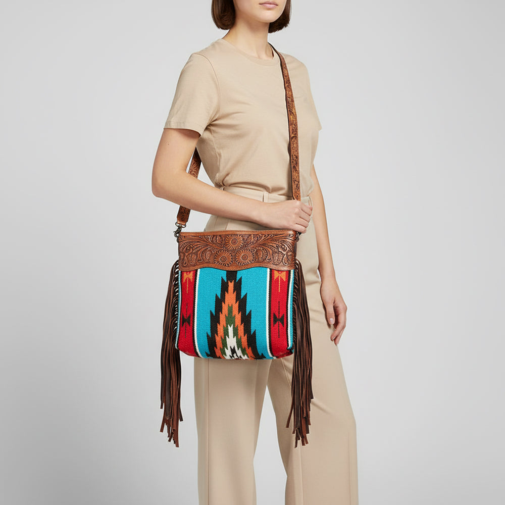 LC-ADBGZ564A Crossbody Genuine Western Leather Women Bag