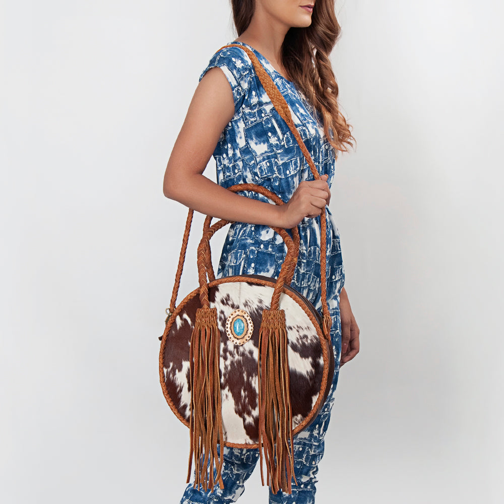 LC-ADBGD161 Canteen Genuine Western Leather Women Bag