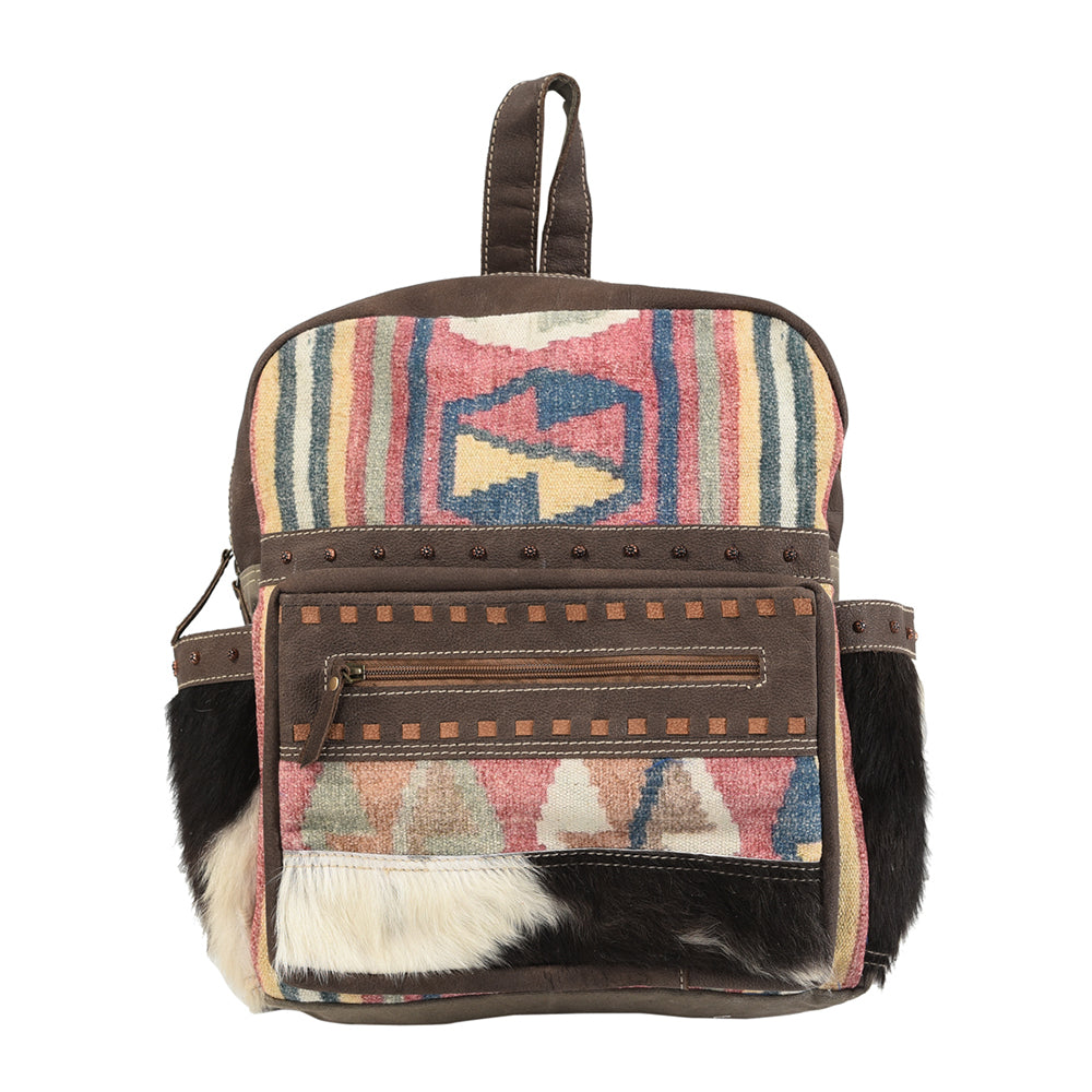 LC-KB105  Backpack Upcycled Canvas Ladies Bag