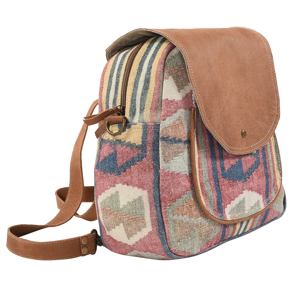 LC-KB113 Backpack Upcycled Canvas Ladies Bag