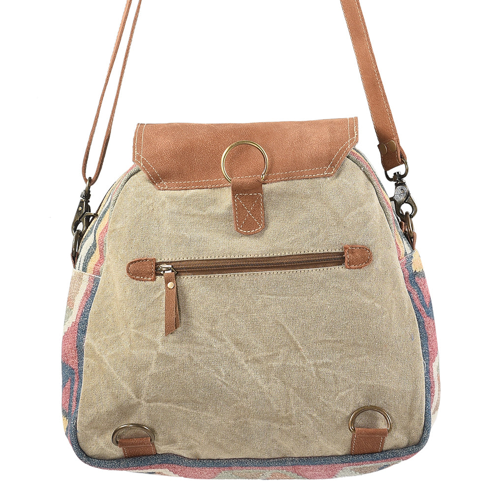 LC-KB113 Backpack Upcycled Canvas Ladies Bag