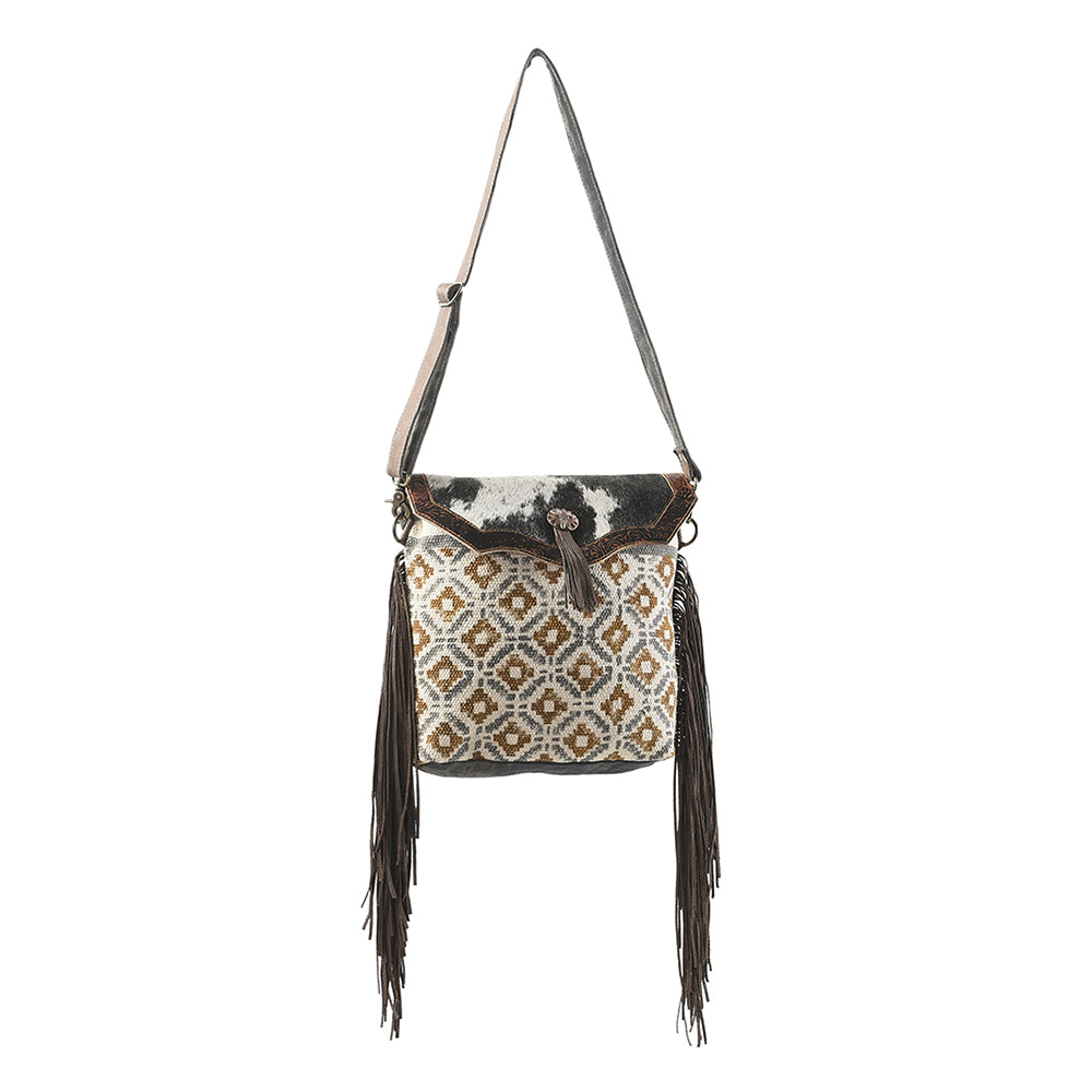 LC-KB117  Crossbody Upcycled Canvas Ladies Bag