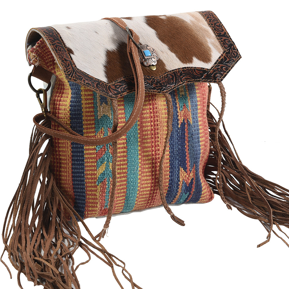 LC-KB119  Crossbody Upcycled Canvas Ladies Bag