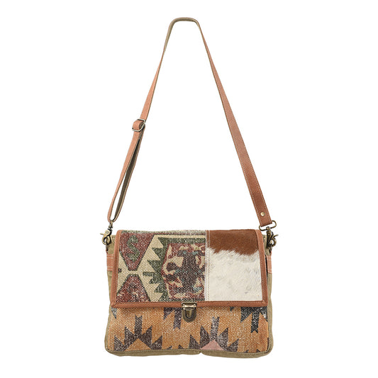 LC-KB125  Crossbody Upcycled Canvas Ladies Bag
