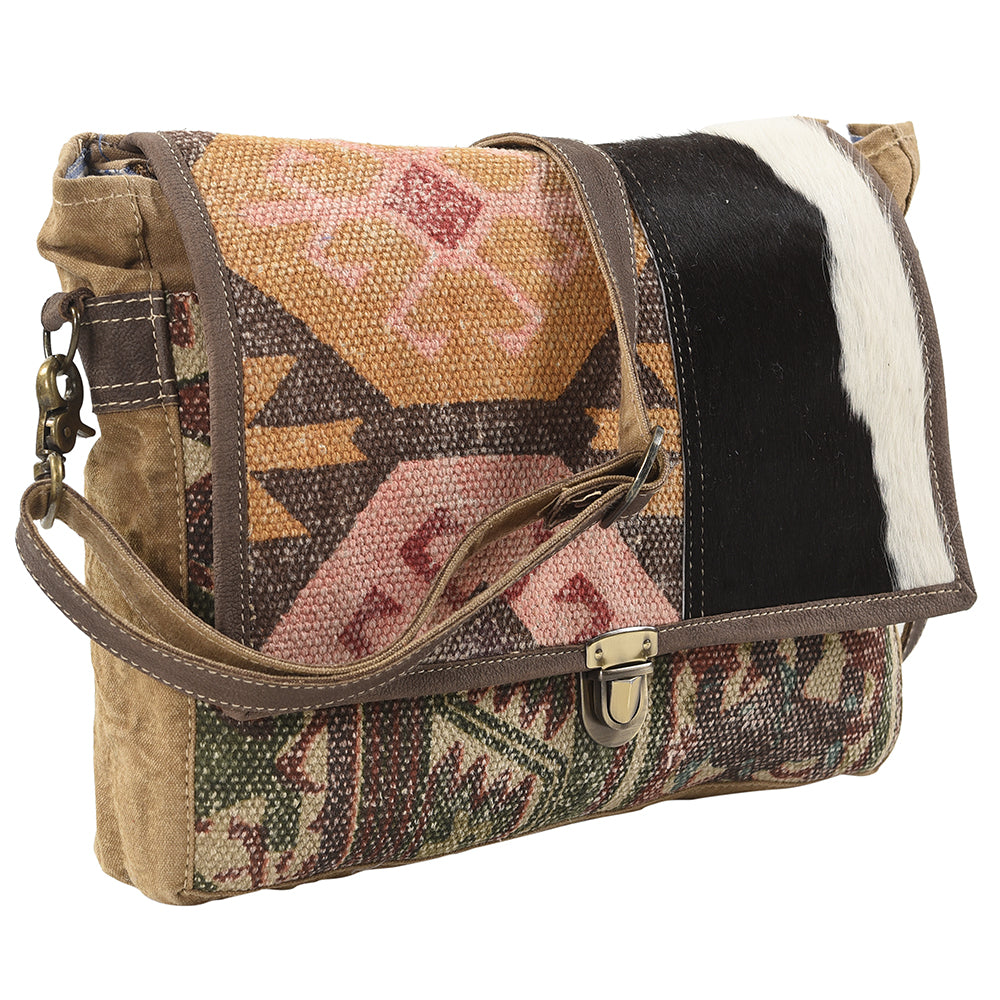 LC-KB126 Crossbody Upcycled Canvas Ladies Bag