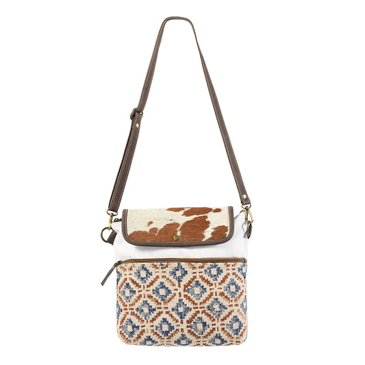 LC-KB127 Crossbody Upcycled Canvas Ladies Bag