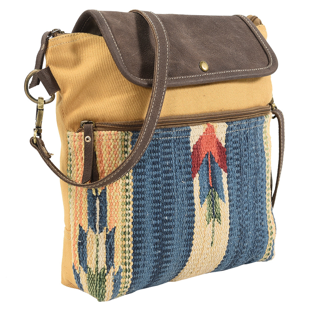 LC-KB128 Crossbody Upcycled Canvas Ladies Bag