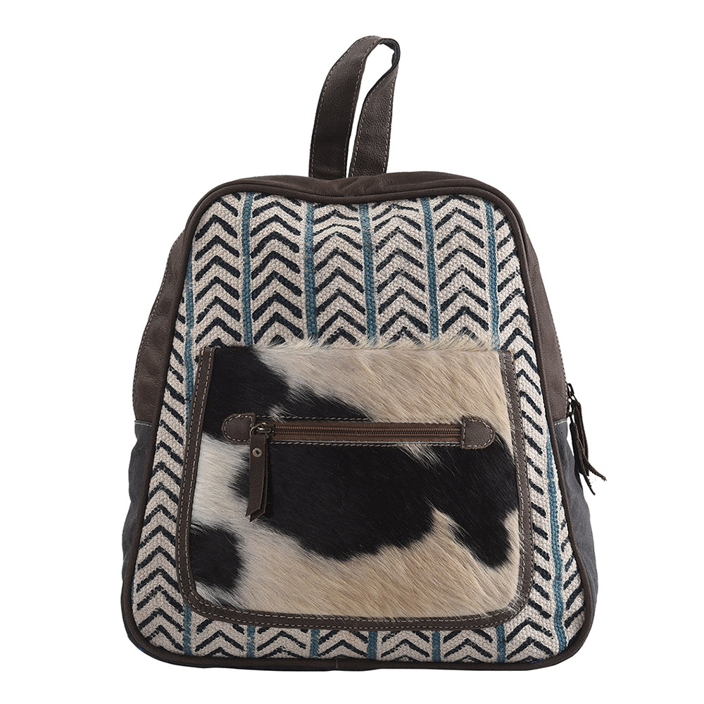 LC-KB143  Backpack Upcycled Canvas Ladies Bag