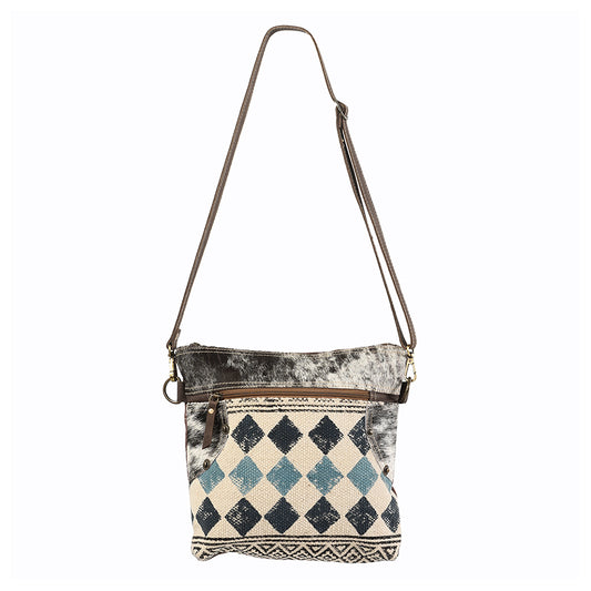 KB147 Crossbody Upcycled Canvas Ladies Bag