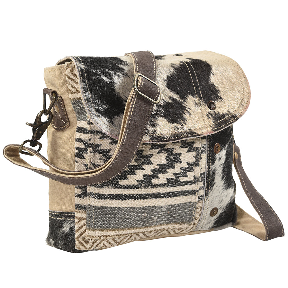 KB149 Large Crossbody Upcycled Canvas Ladies Bag
