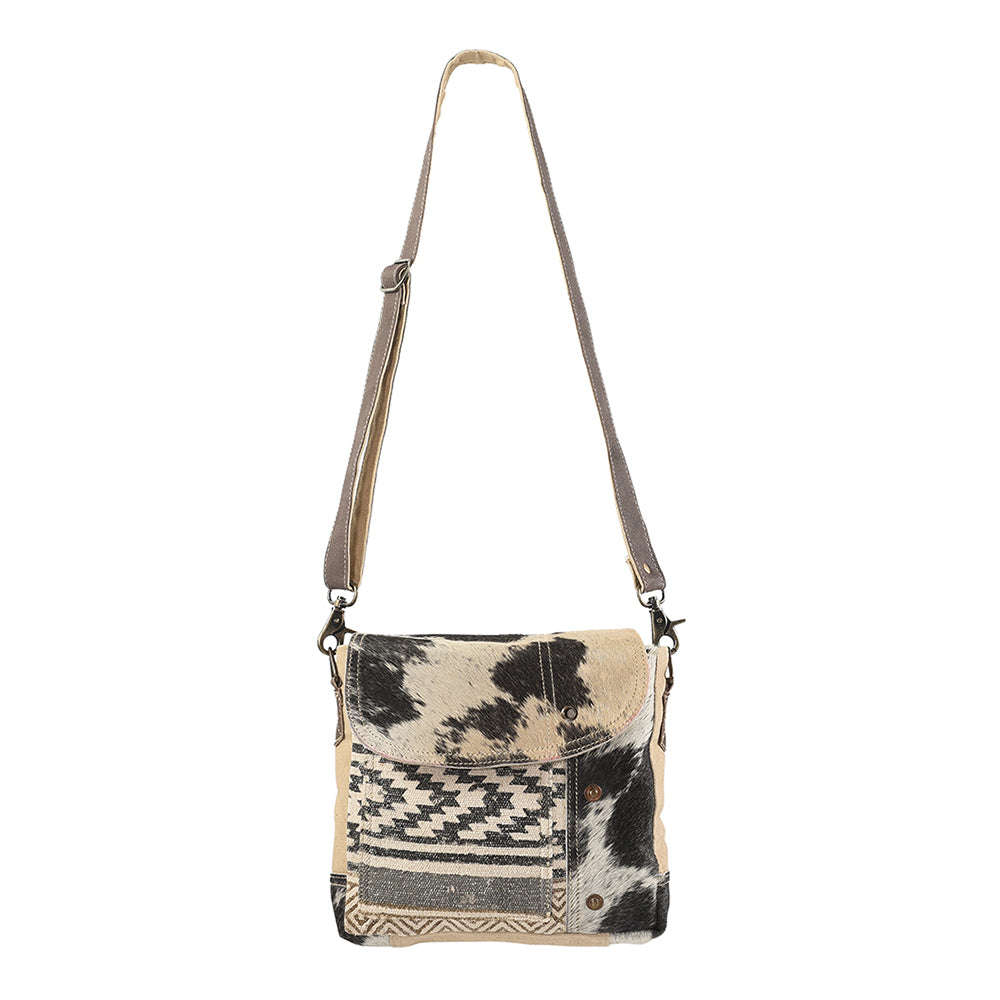 KB149 Large Crossbody Upcycled Canvas Ladies Bag