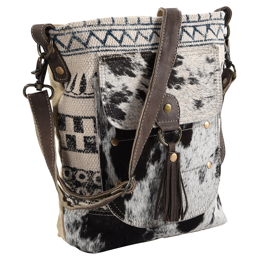 LC-KB152 Messenger Upcycled Canvas Ladies Bag