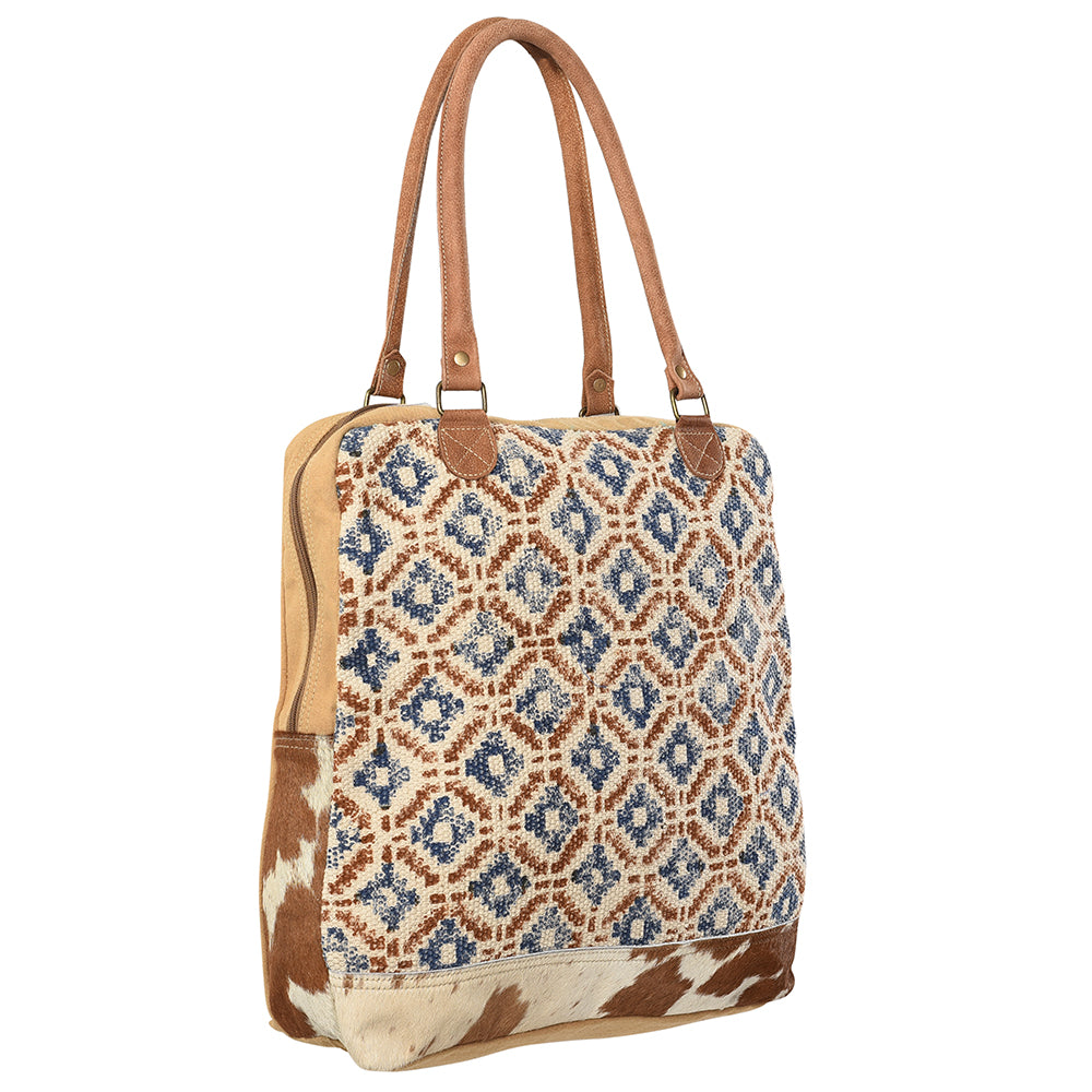 LC-KB156 Tote Upcycled Canvas Ladies Bag