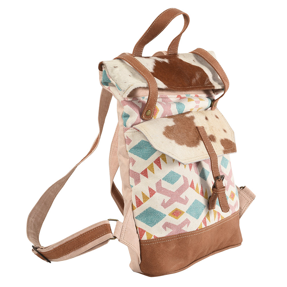LC-KB164 Backpack Upcycled Canvas Ladies Bag
