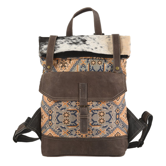 LC-KB166  Backpack Upcycled Canvas Ladies Bag
