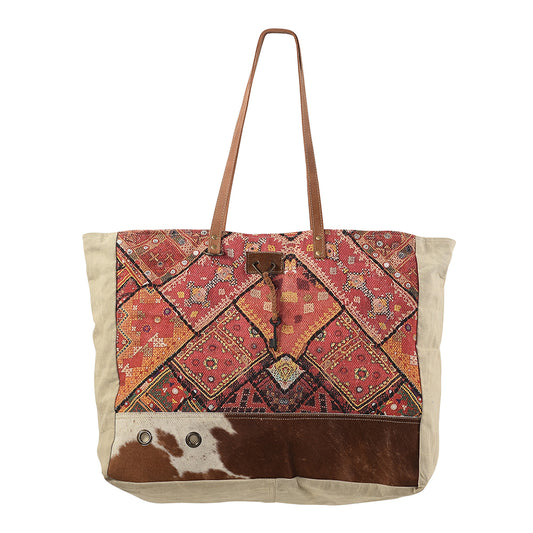 LC-KB168 Weekender Upcycled Canvas Ladies Bag