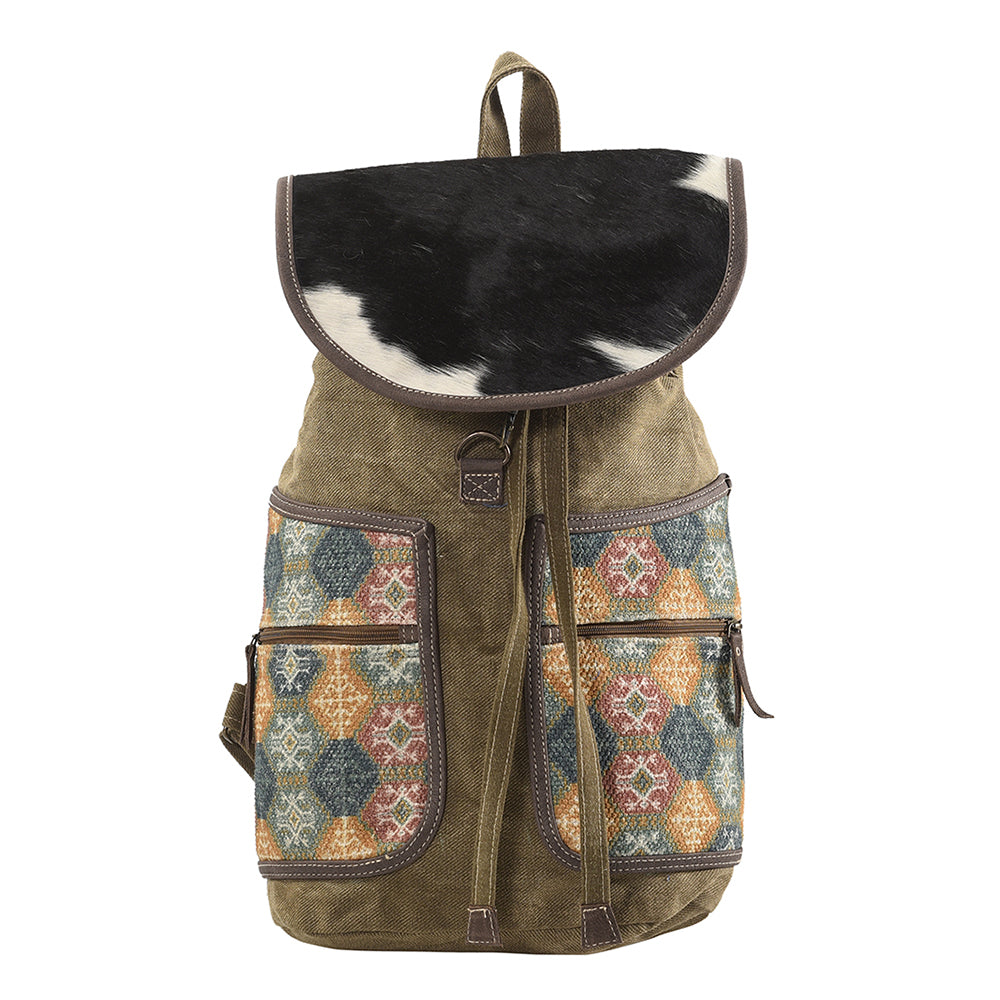 LC-KB179 Backpack Upcycled Canvas Ladies Bag