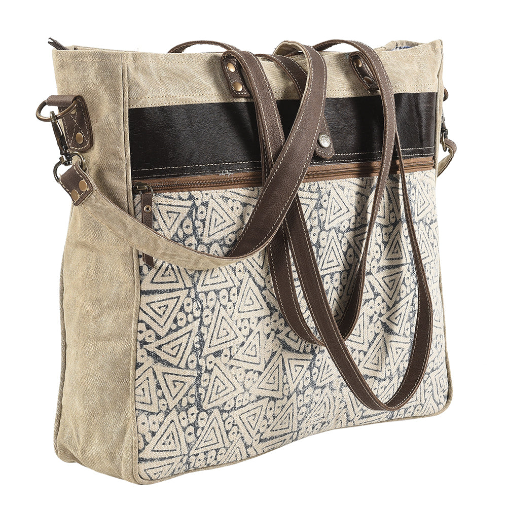 LC-KB183 Tote Upcycled Canvas Ladies Bag