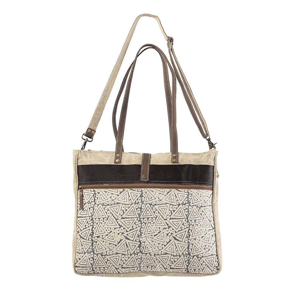 LC-KB183 Tote Upcycled Canvas Ladies Bag