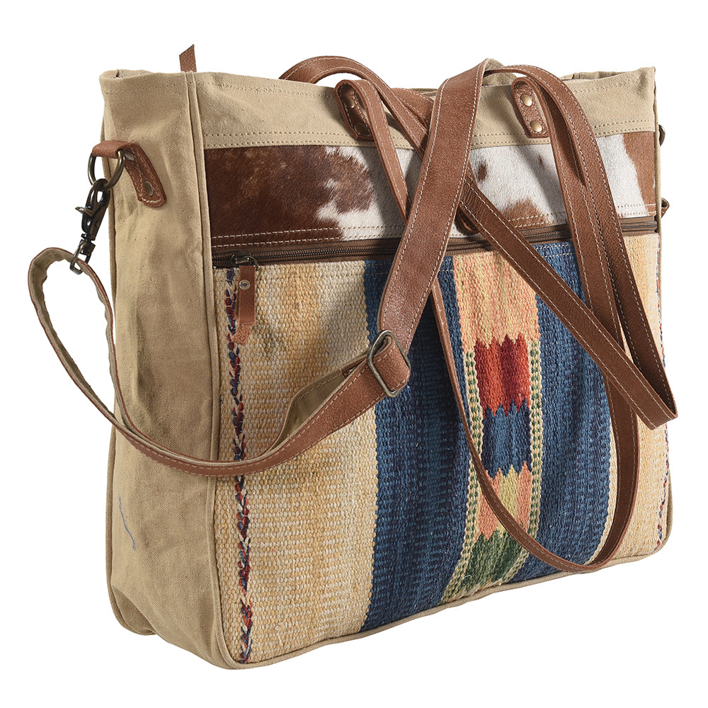 LC-KB184 Tote Upcycled Canvas Ladies Bag
