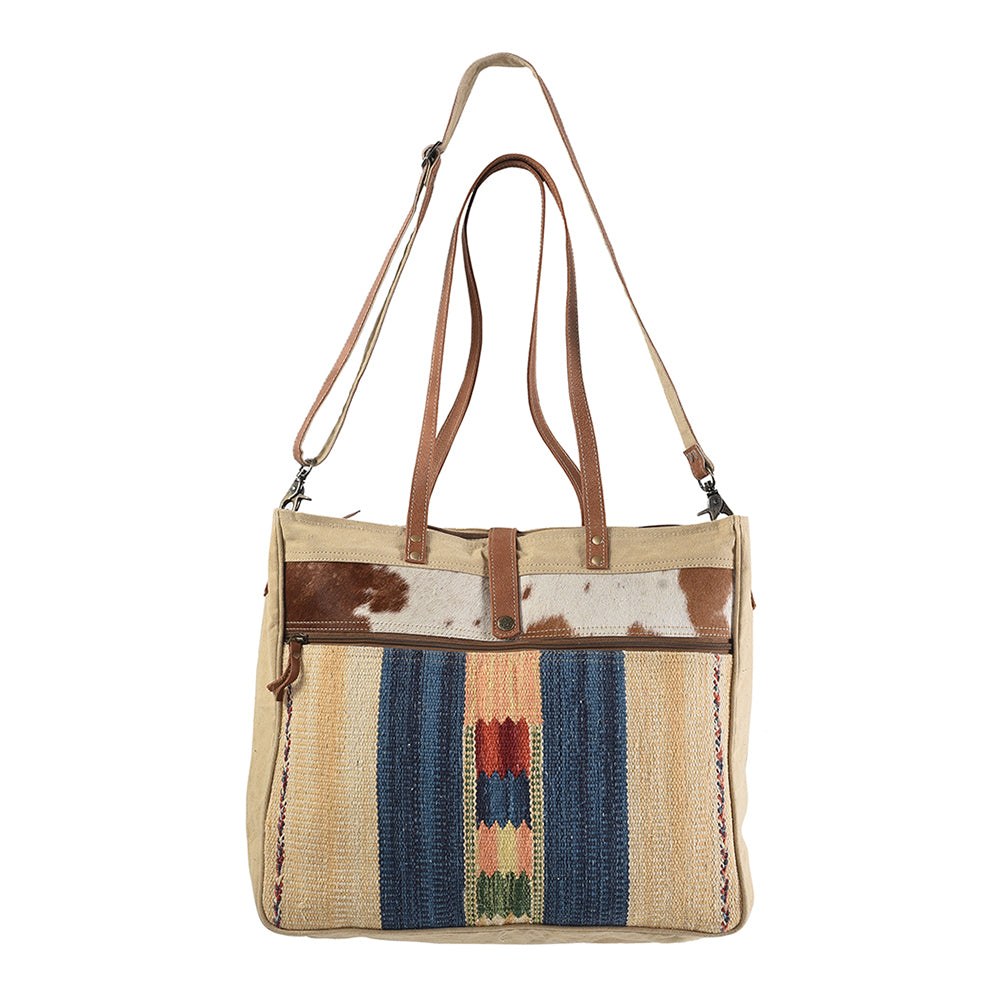 LC-KB184 Tote Upcycled Canvas Ladies Bag