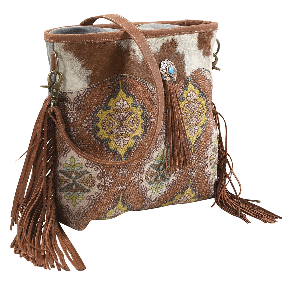 LC-KB207 Large Crossbody Upcycled Canvas Ladies Bag