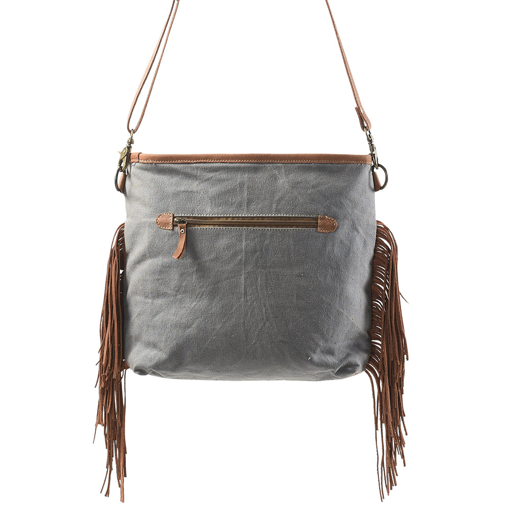 LC-KB207 Large Crossbody Upcycled Canvas Ladies Bag