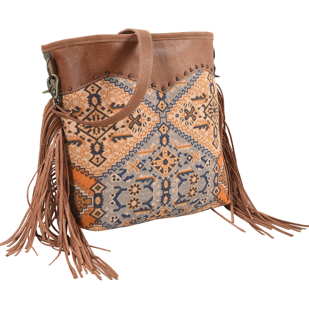 LC-KB209  Crossbody Upcycled Canvas Ladies Bag