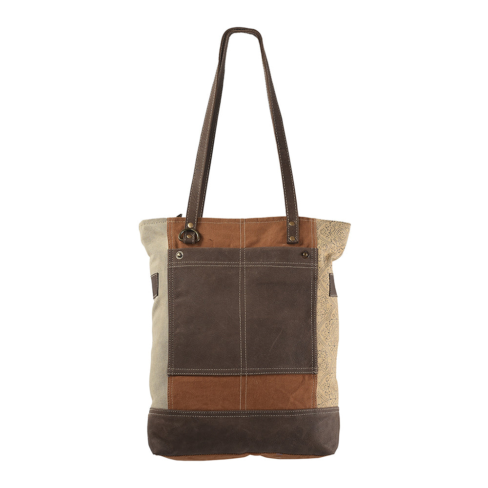 LC-KB224  Tote Upcycled Canvas Ladies Bag
