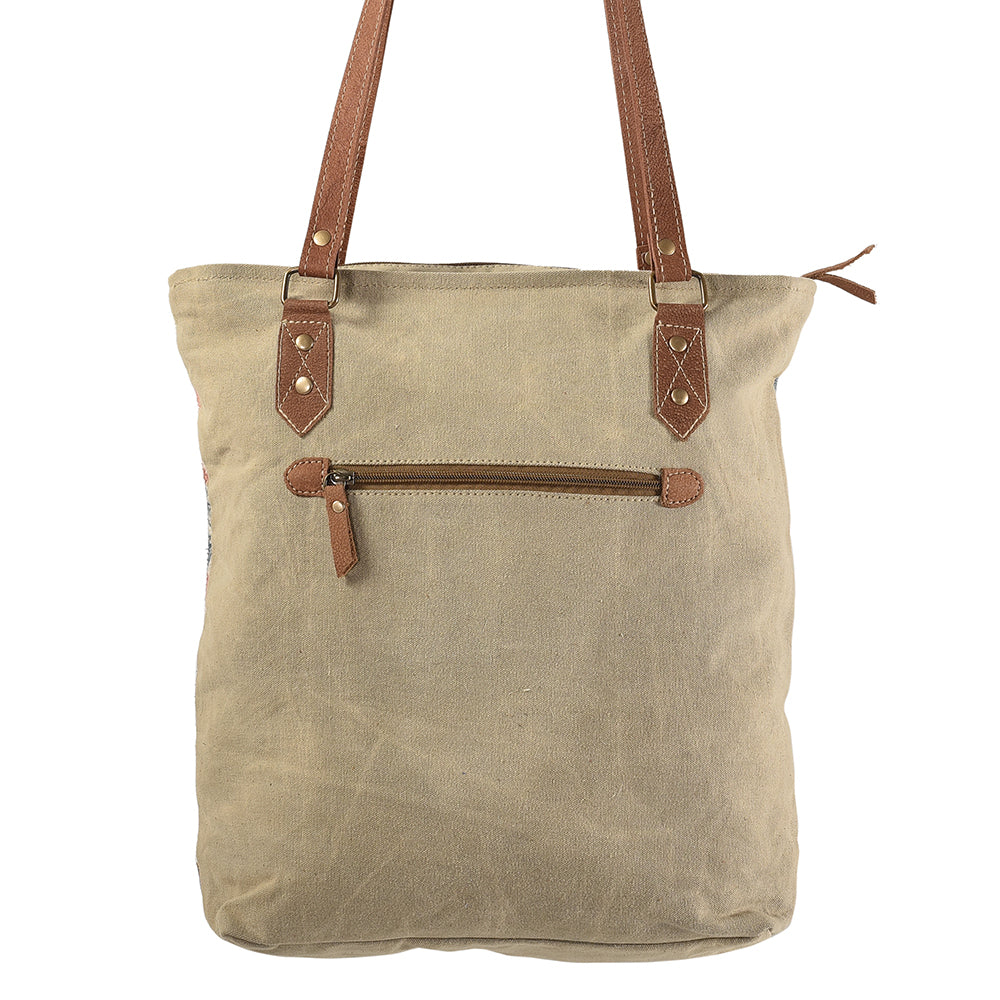 LC-KB227  Tote Upcycled Canvas Ladies Bag