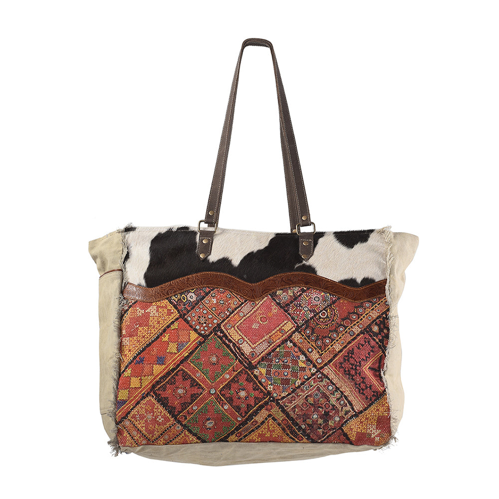 LC-KB232 Weekender Upcycled Canvas Ladies Bag