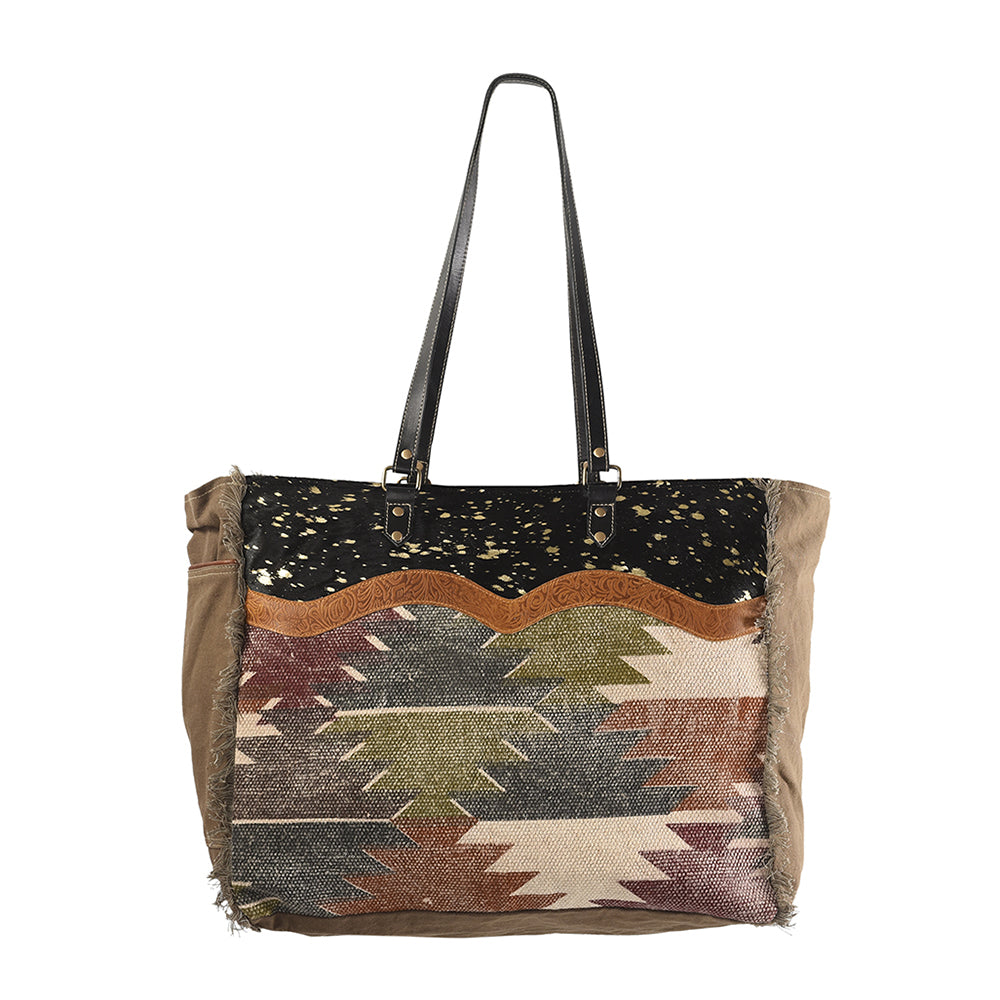 LC-KB233 Weekender Upcycled Canvas Ladies Bag