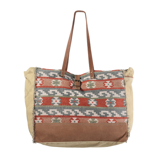 LC-KB236 Weekender Upcycled Canvas Ladies Bag