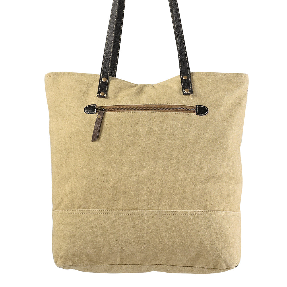 LC-KB238 Tote Upcycled Canvas Ladies Bag