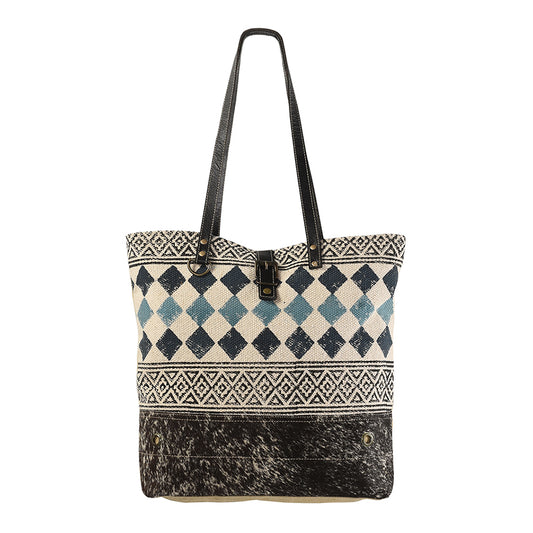 LC-KB238 Tote Upcycled Canvas Ladies Bag