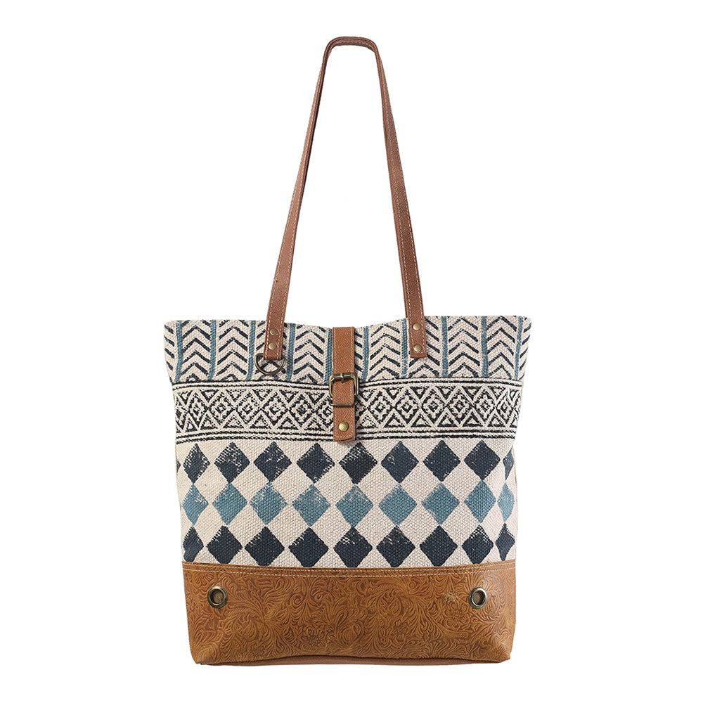 LC-KB239 Tote Upcycled Canvas Ladies Bag