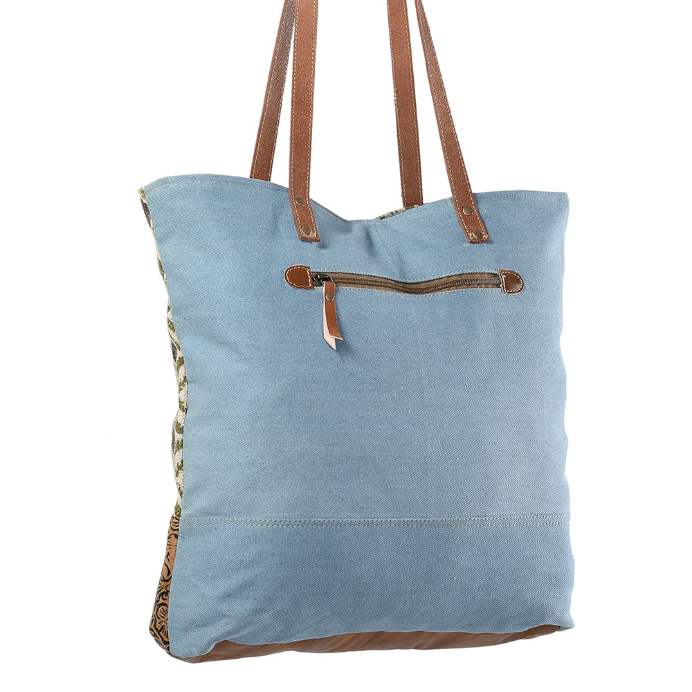 LC-KB241 Tote Upcycled Canvas Ladies Bag