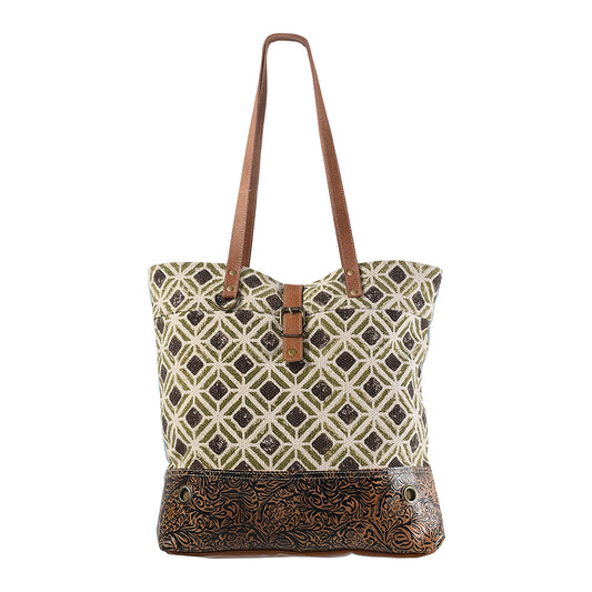 LC-KB241 Tote Upcycled Canvas Ladies Bag