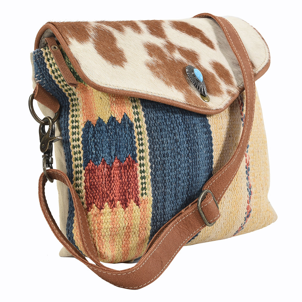 LC-KB247  Crossbody Upcycled Canvas Ladies Bag