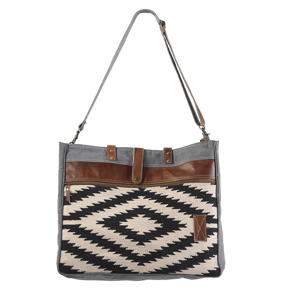 LC-KB248 Weekender Upcycled Canvas Ladies Bag